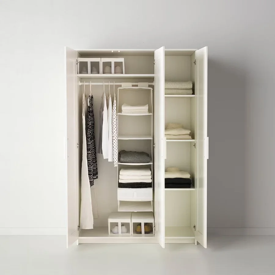 Brimnes wardrobe with 3 doors assembly deals