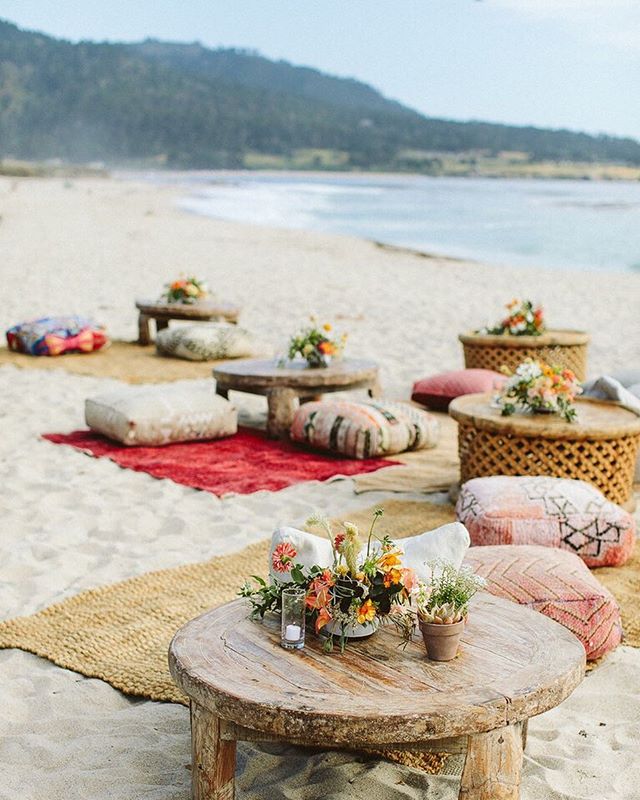 Allie + Rob&rsquo;s cocktail party on Carmel River beach will go down in history as one of the best! Thanks A+R and @bashplease for letting us curate the drink menu. Featured in @brides with photos by @paigejonesphoto