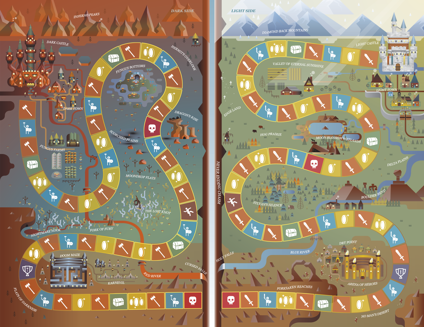 The world of QoF is divided between the Light Side and Dark Side. Which will you choose?