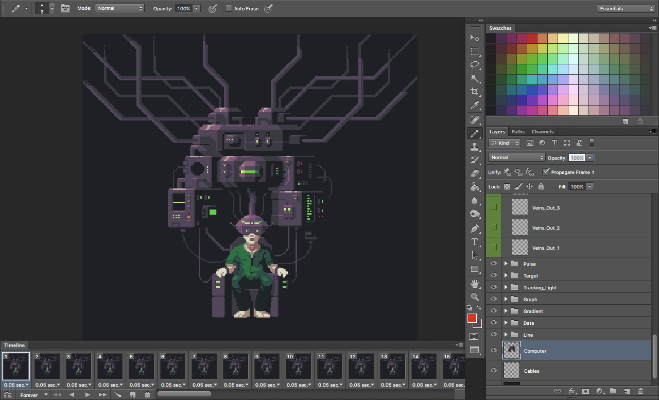 Ah, Photoshop and its cumbersome, yet capable frame animation