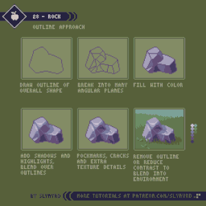 Pixel Rectangle Rocks Pixelblog - 13 - Rocks — SLYNYRD