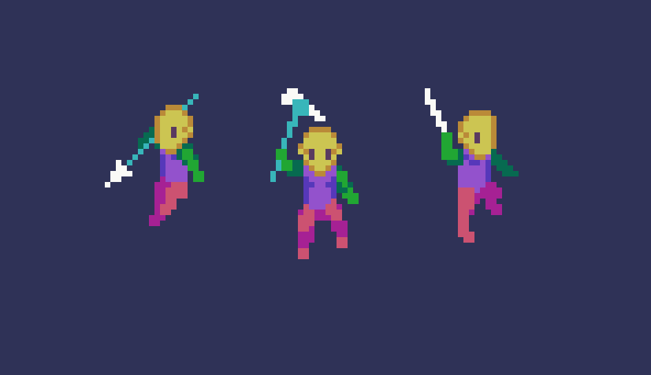 Pixelblog - 56 - Top Down Character Attack Animation