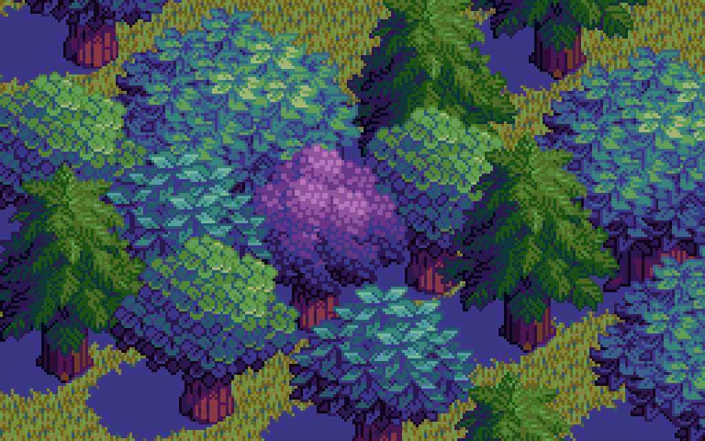 Tips to Draw Trees - PIXEL ART 