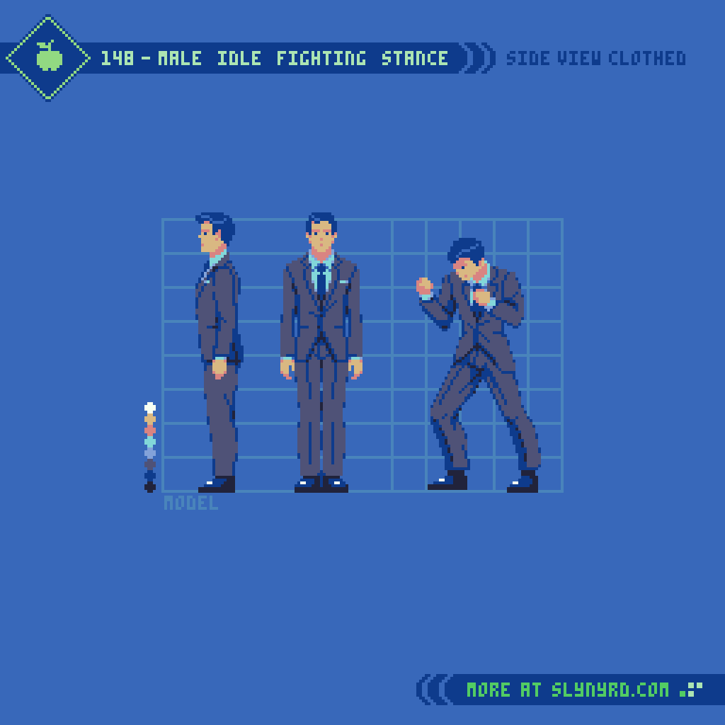 Pixelblog 52 Idle Fighting Stance SLYNYRD Pixelblog 52 Idle Fighting Stance SLYNYRD