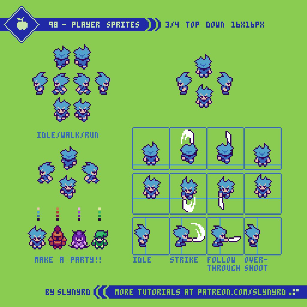 8 bit sprites