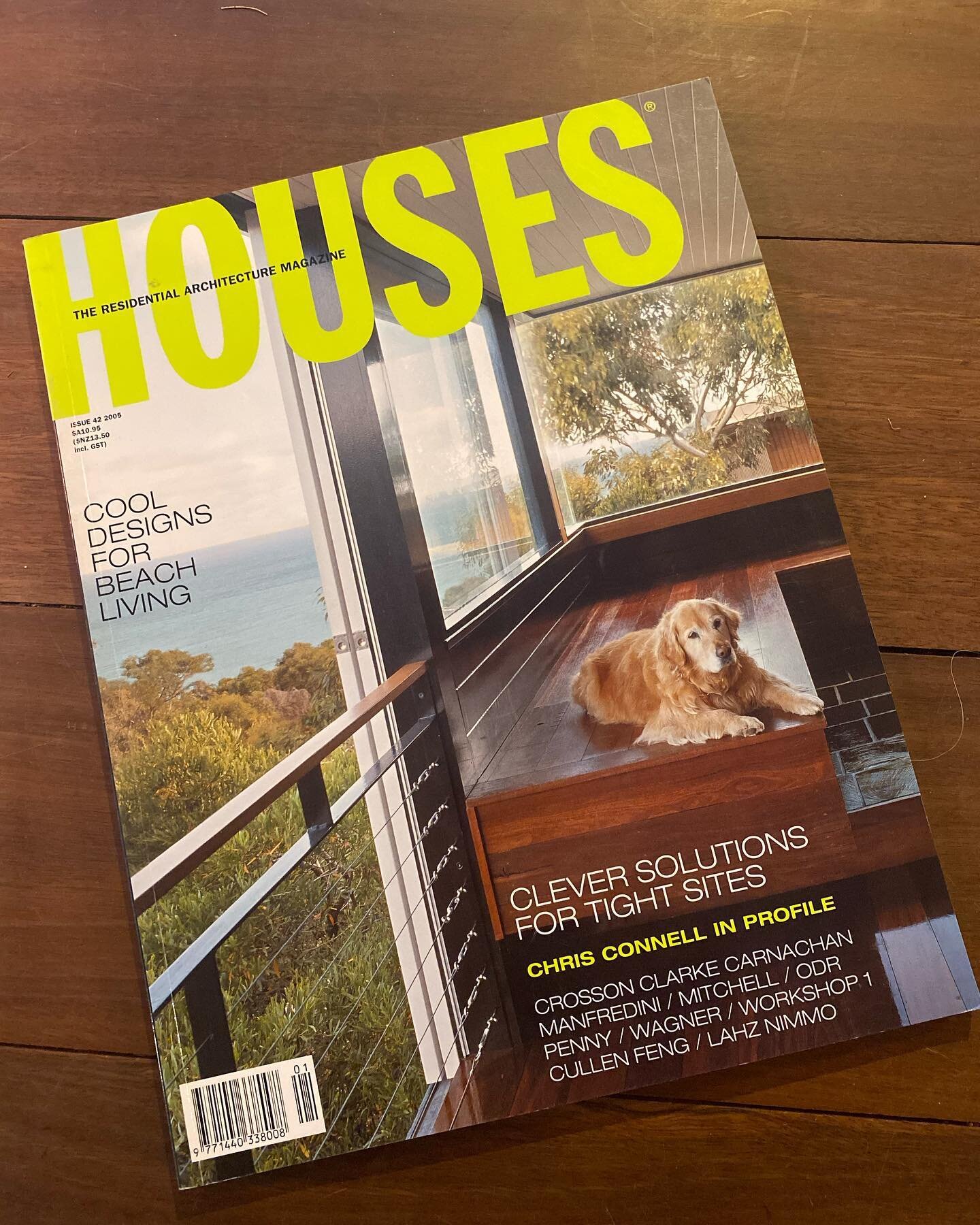 Issue 42 Houses magazine. 
The beginning of a trend. @diannasnape took a snap of our dog while shooting our first major project. Liking the shot so much she drove down to Anglesea especially to reshoot. 
#housesmagazine #emmamitchellarchitect #angles