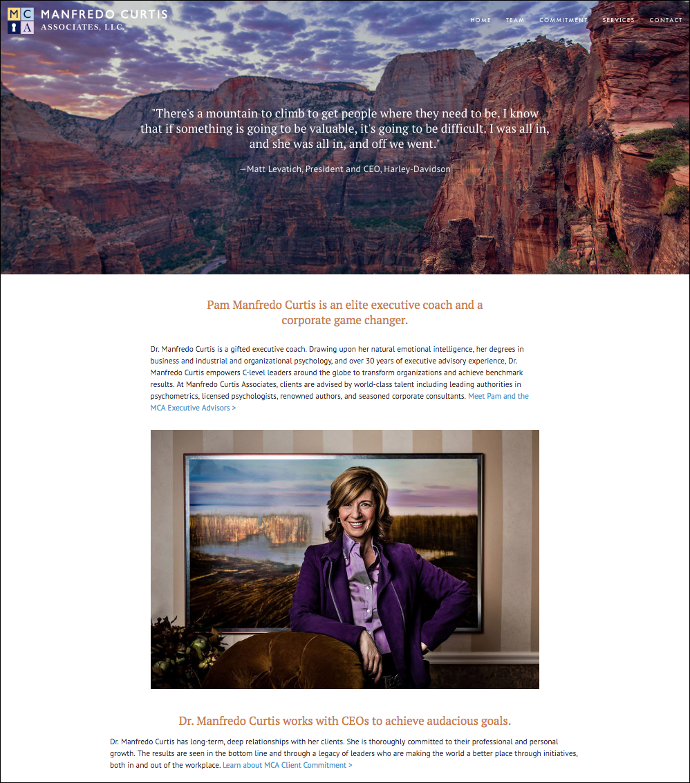   Go to website:&nbsp;ManfredoCurtis.com  