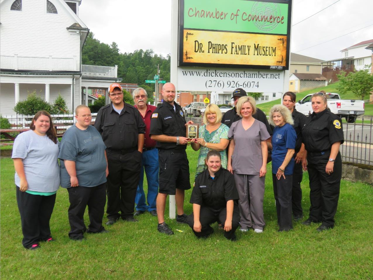 Business of the Year- Small/Med. Business- Dickenson County Ambulance Service- Rick & Kimra Mullins