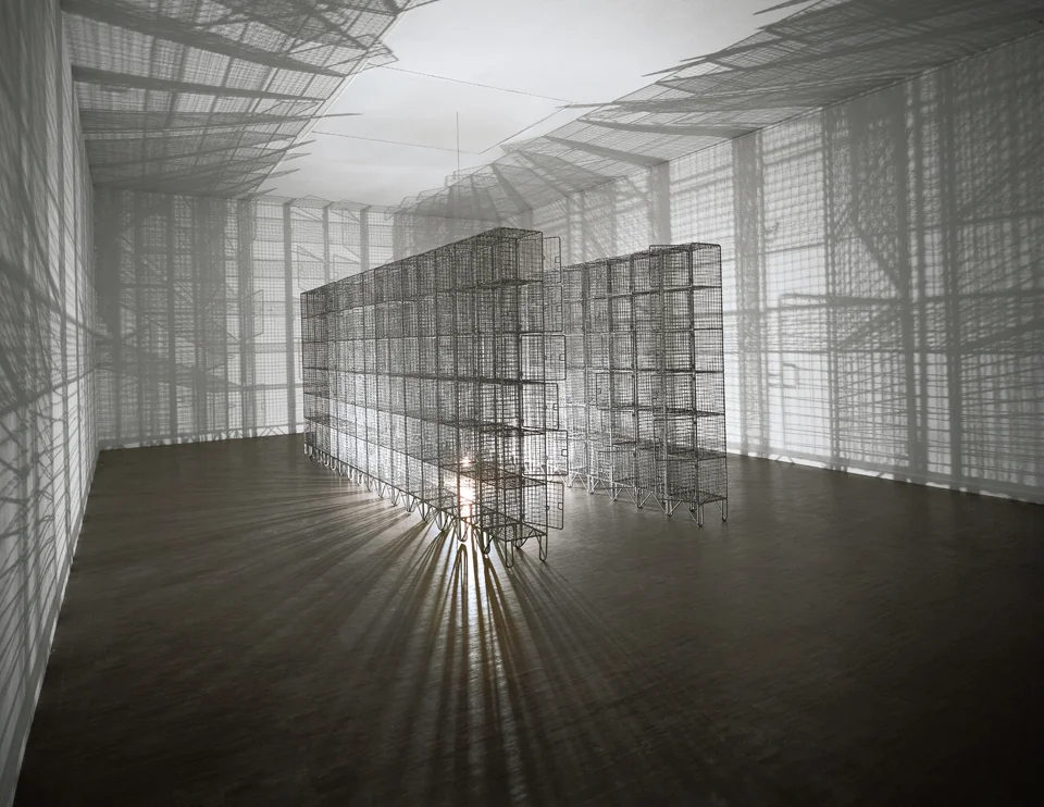 Hatoum’s Light Sentence, which she apparently pulled straight from our collective nightmares.