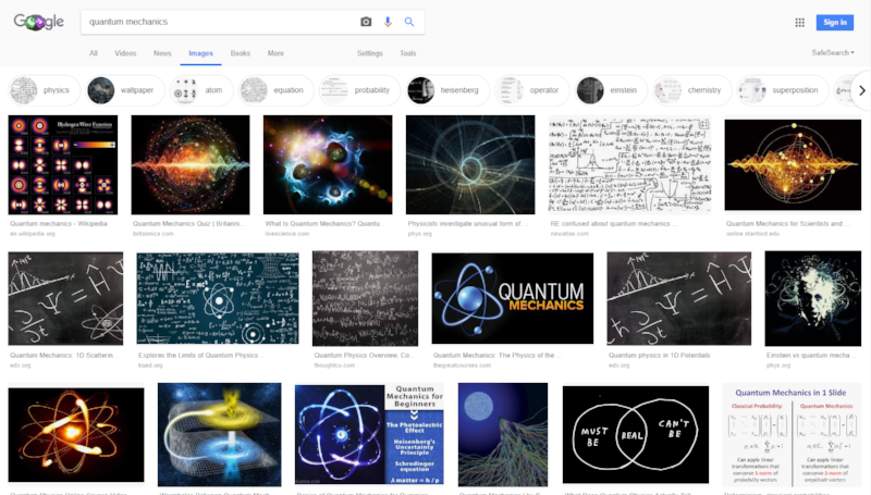 What Quantum Mechanics looks like, apparently.