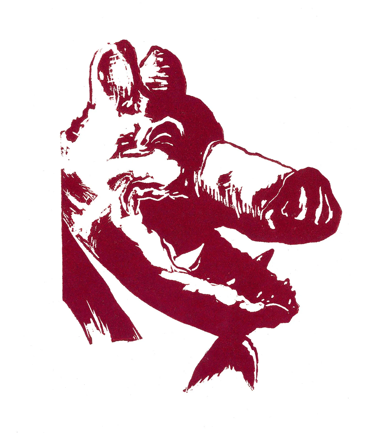 Animal Farm (Linocut)