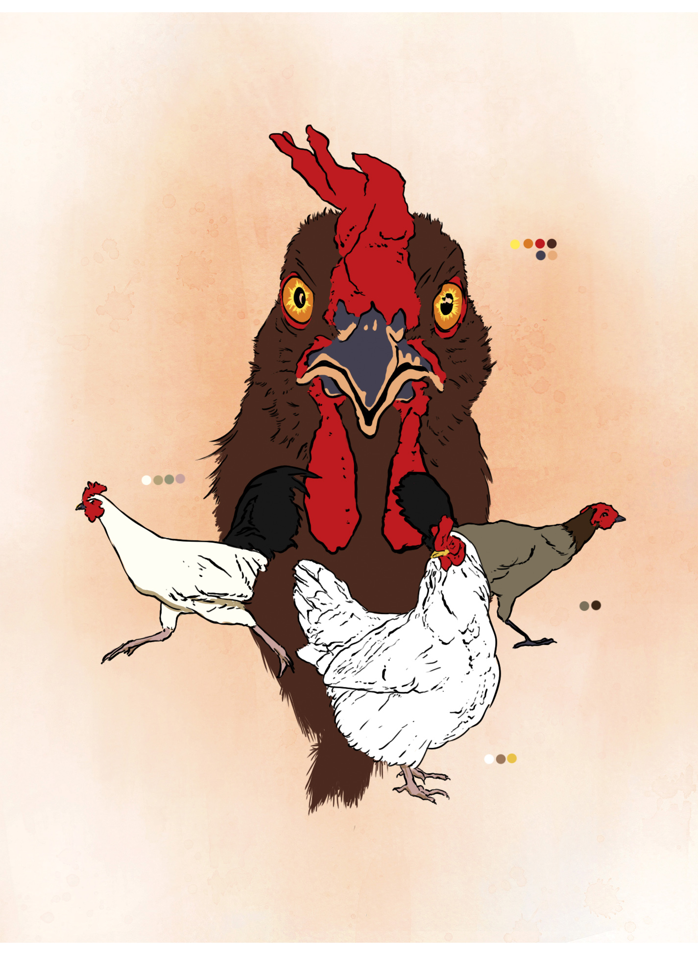 Feral chicken (digital)