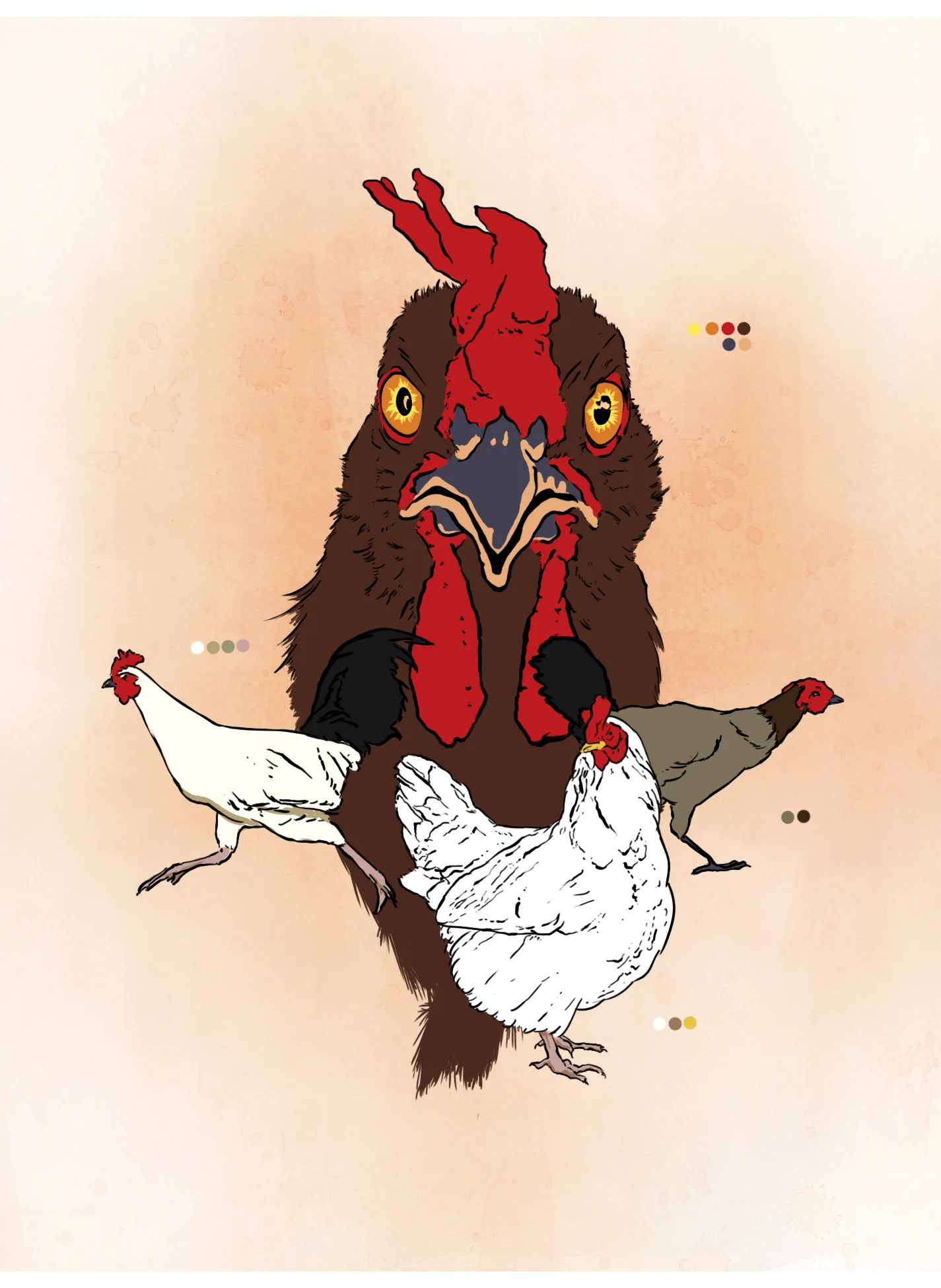 Feral chicken (digital)