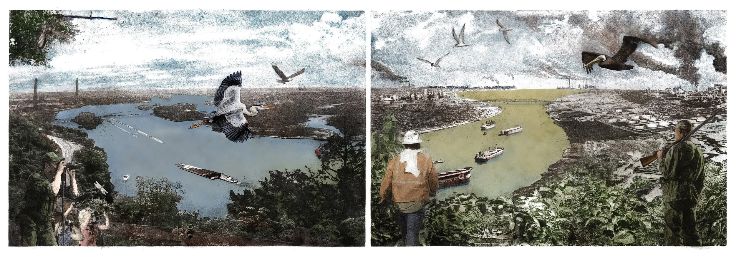 Mississippi River Survey Expedition (Photo-etch, Digital)