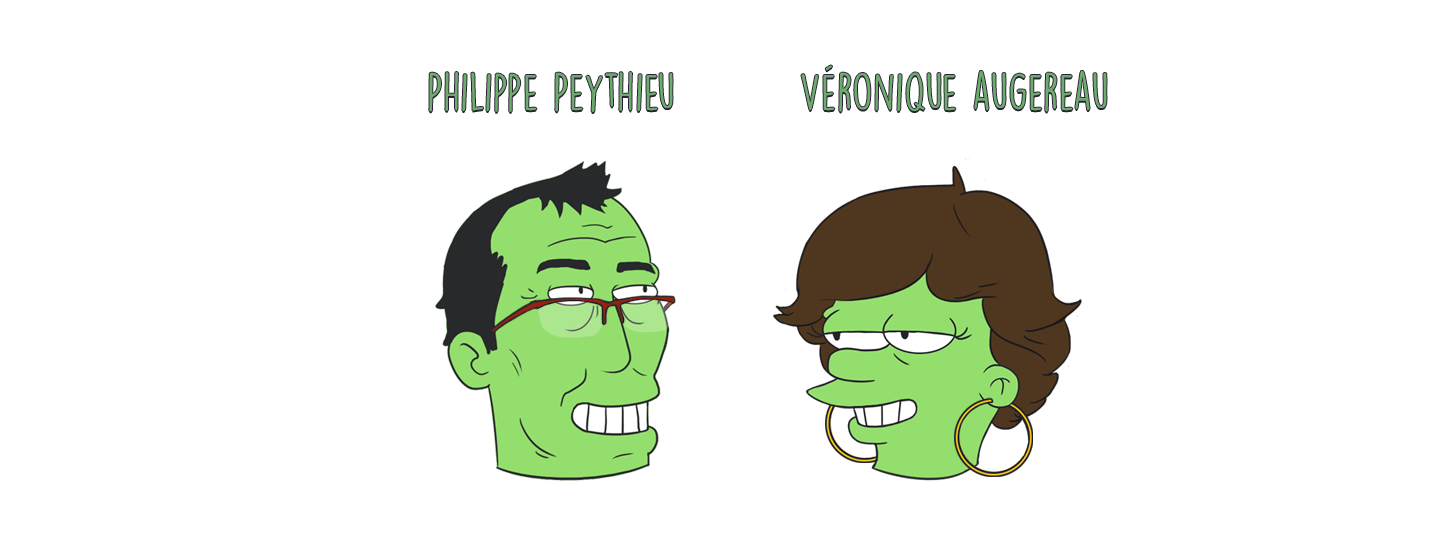 We had the chance to make a special episode with the official french voices of the Simpsons.