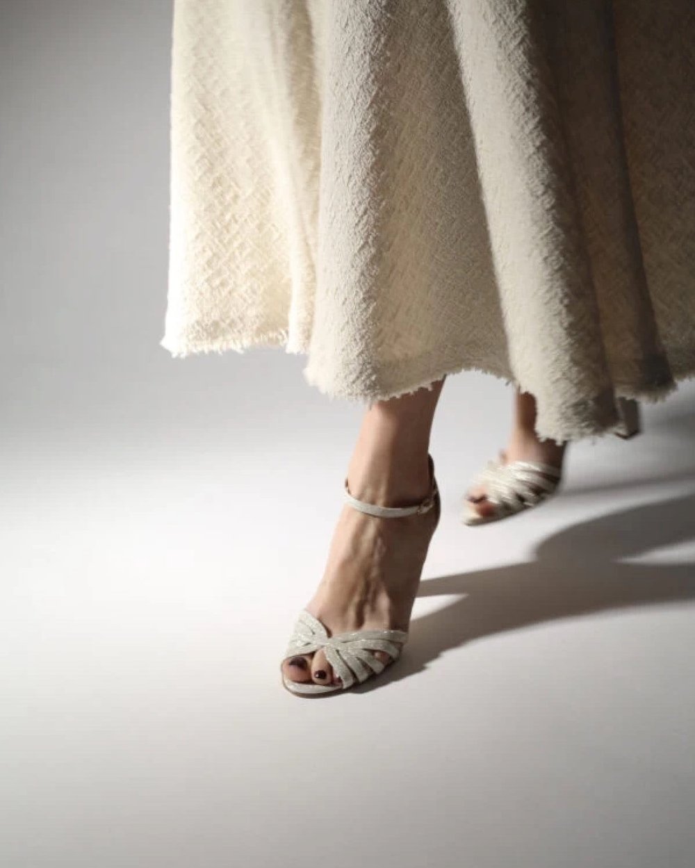 Arelle Pvc Sandali Arcobaleno Glitterati Da Bambina Le Scarpe Di