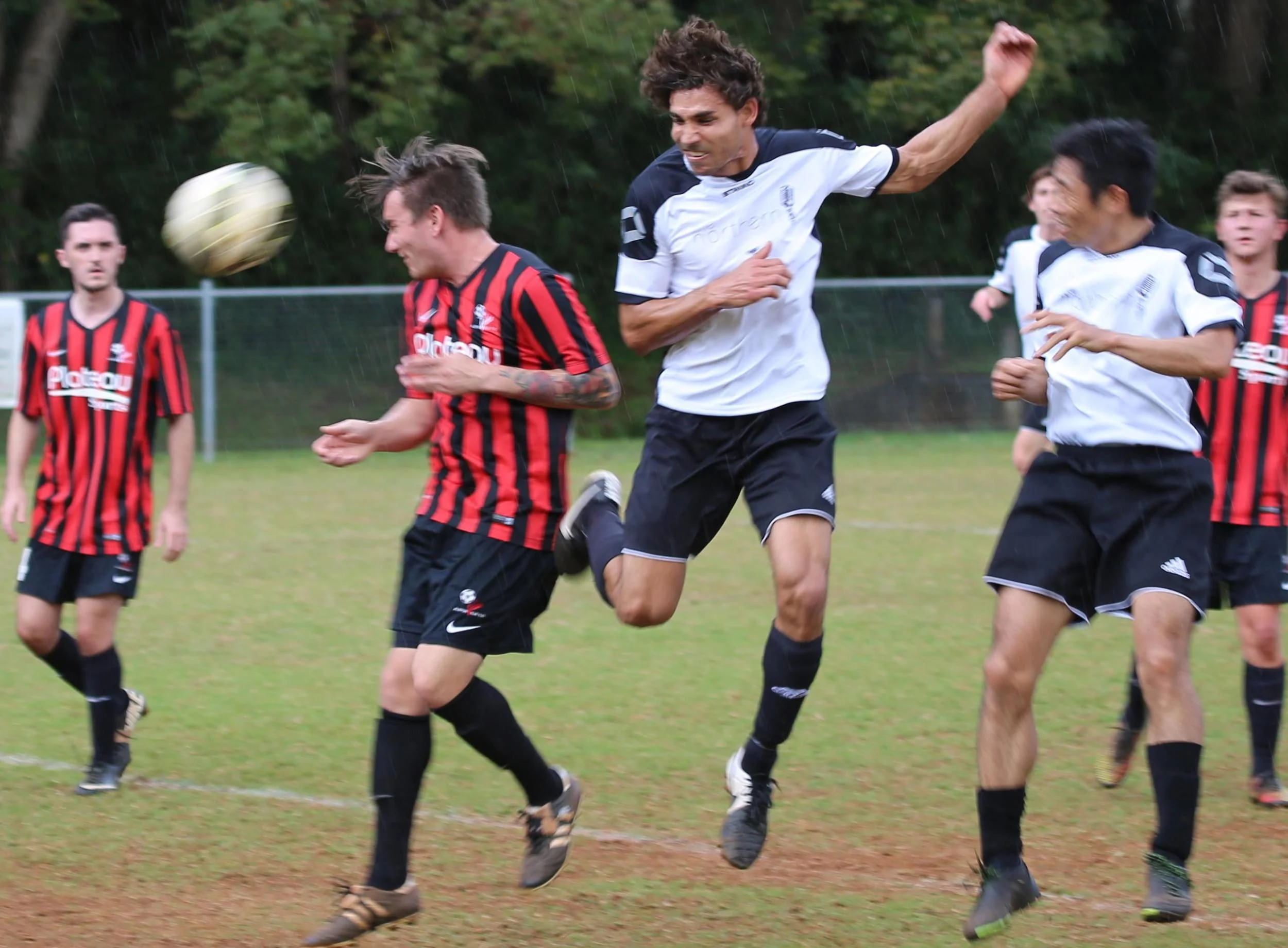 Herick Schuenemann headed home two goals in the Reserves convincing 5-0 win over Alstonville before backing up for a marathon run in the Prems.