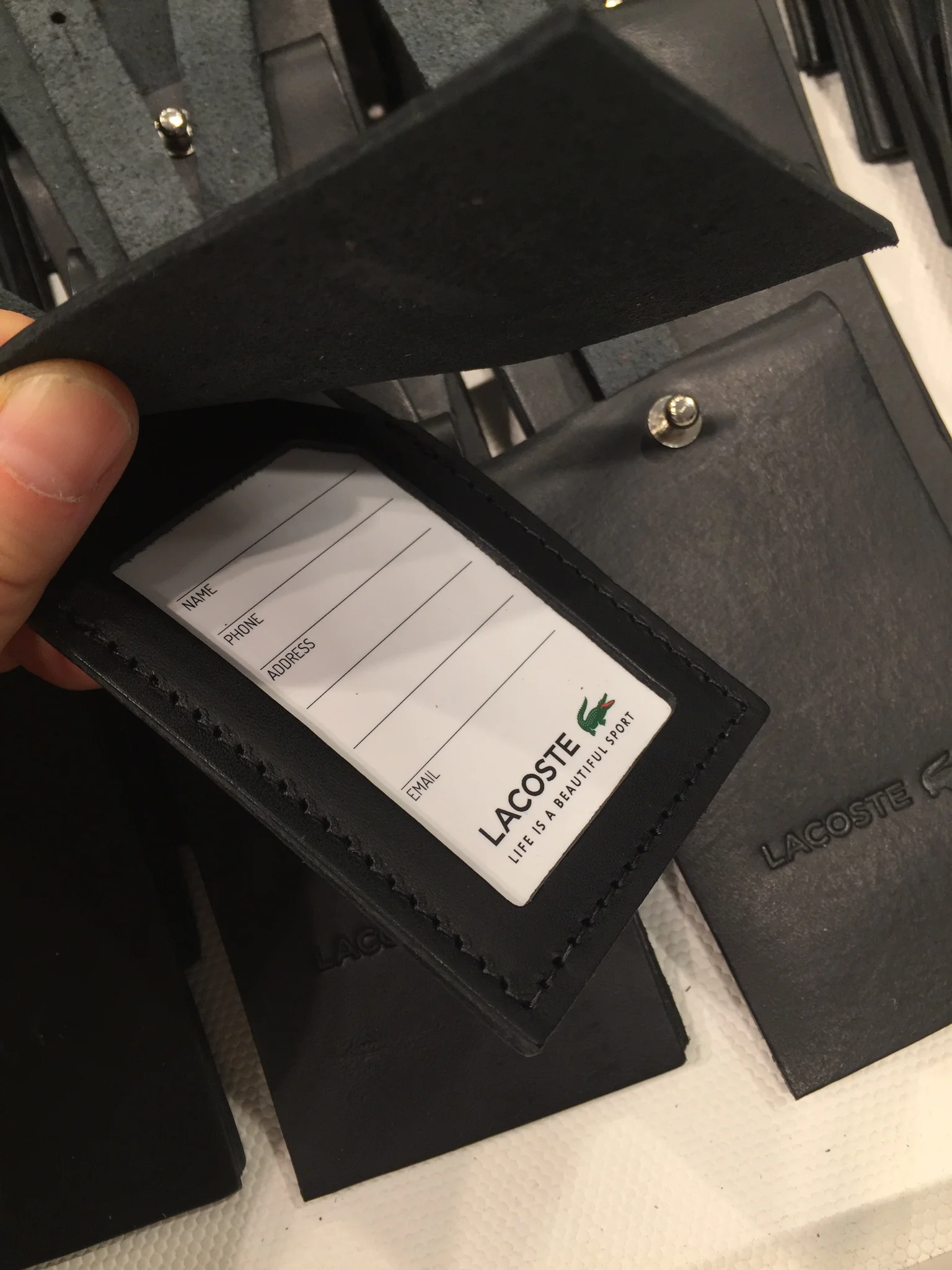 lacoste luggage