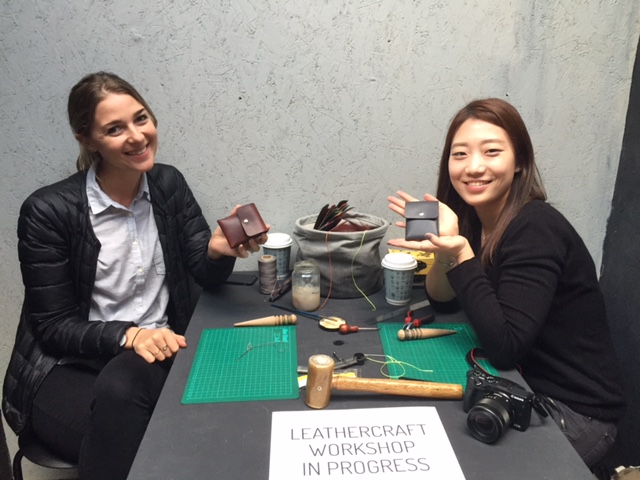 We ran leathercraft workshops throughout London Design Festival at Design Junction.