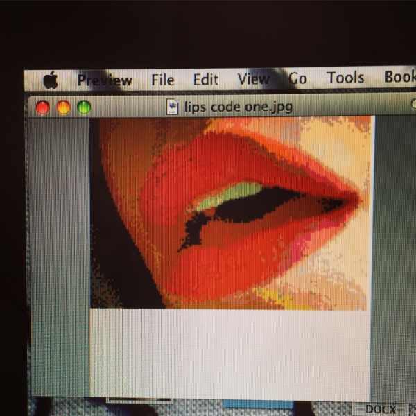 La Boca. The design for a new. slightly naughty X stitch portrait of my lips. 