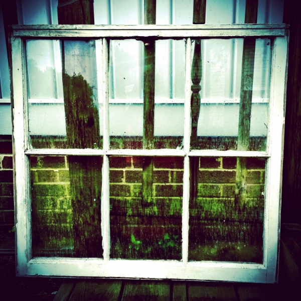 I want to smash the glass and scrap the paint. I think.