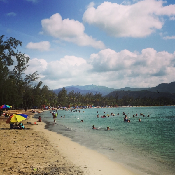 Luquillo Beach, where my parents met in 1964.
