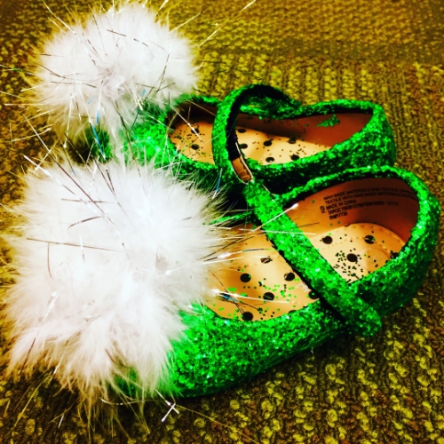 Tinkerbell slippers for a 4-year-old.