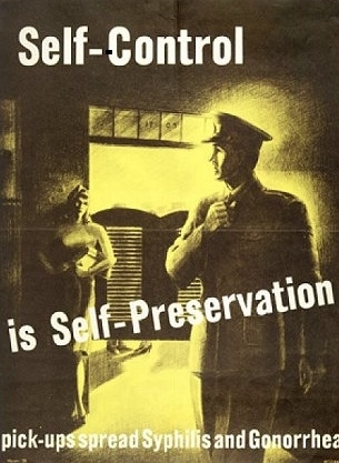 WW 2 era prevention poster. The lure.