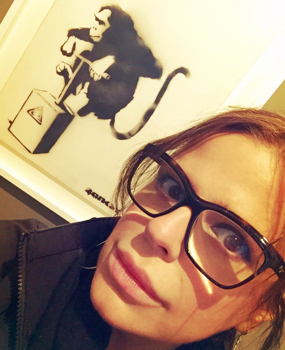 Selfie with Banksy, my fellow citizen.
