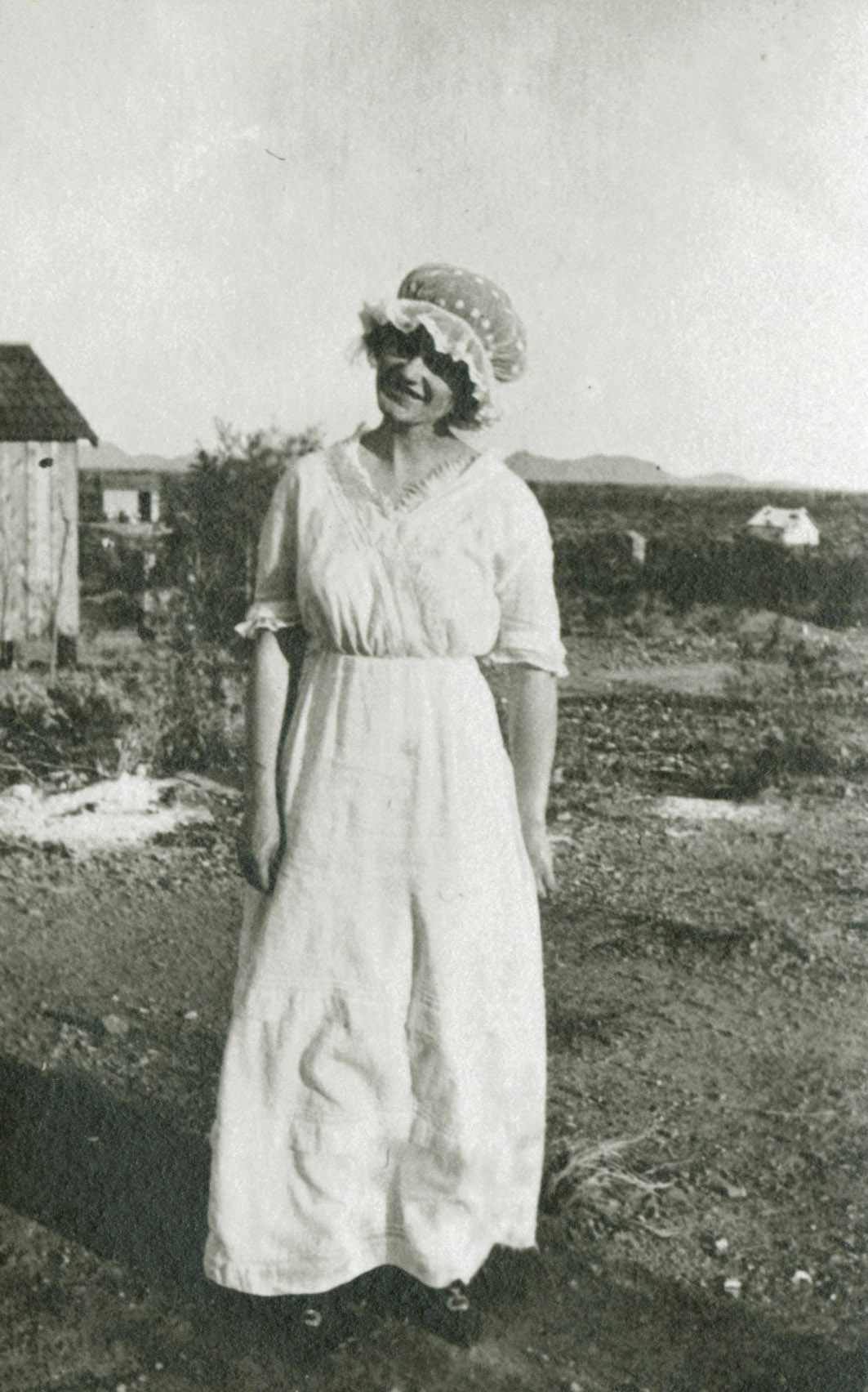 Miss Hamill, Vulture Mine School Teacher, 1913 