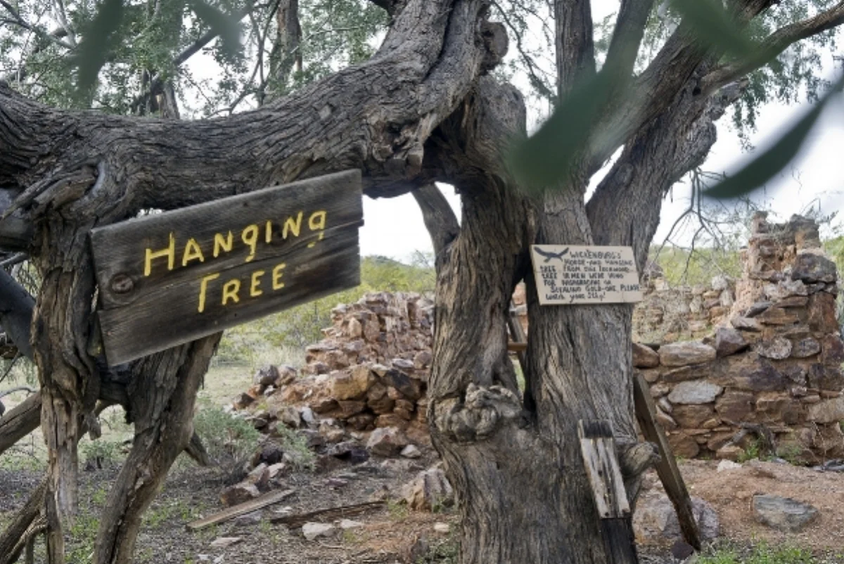 Hanging Tree and Henry Wickenburg Cabin 2016
