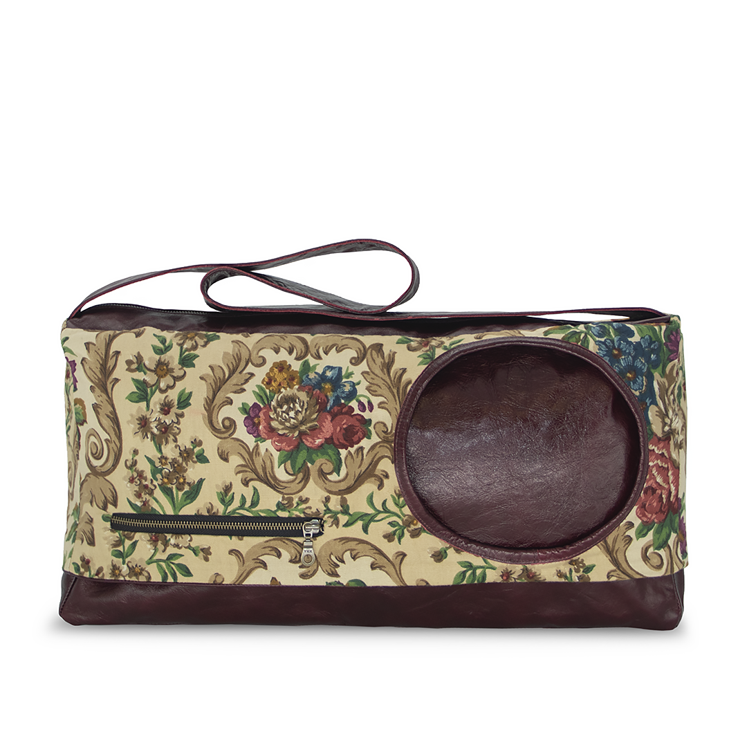 Dragana Perisic H Large Leather Bag (Burgundy)