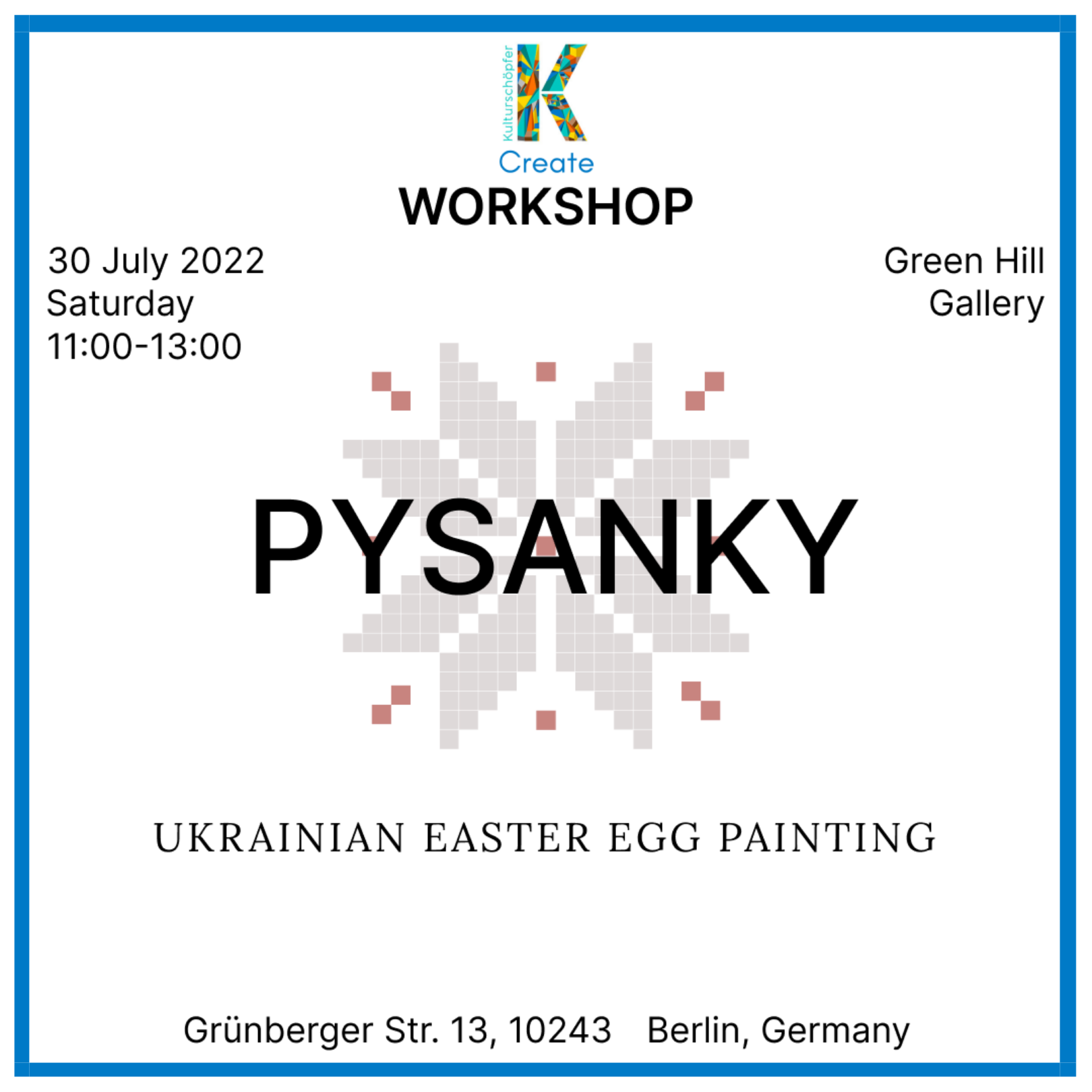 Workshop - Ukrainian easter egg painting