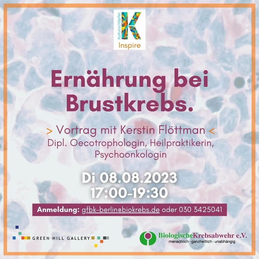 Ernährung bei Brustkrebs. Vortrag mit Kerstin Flöttmann