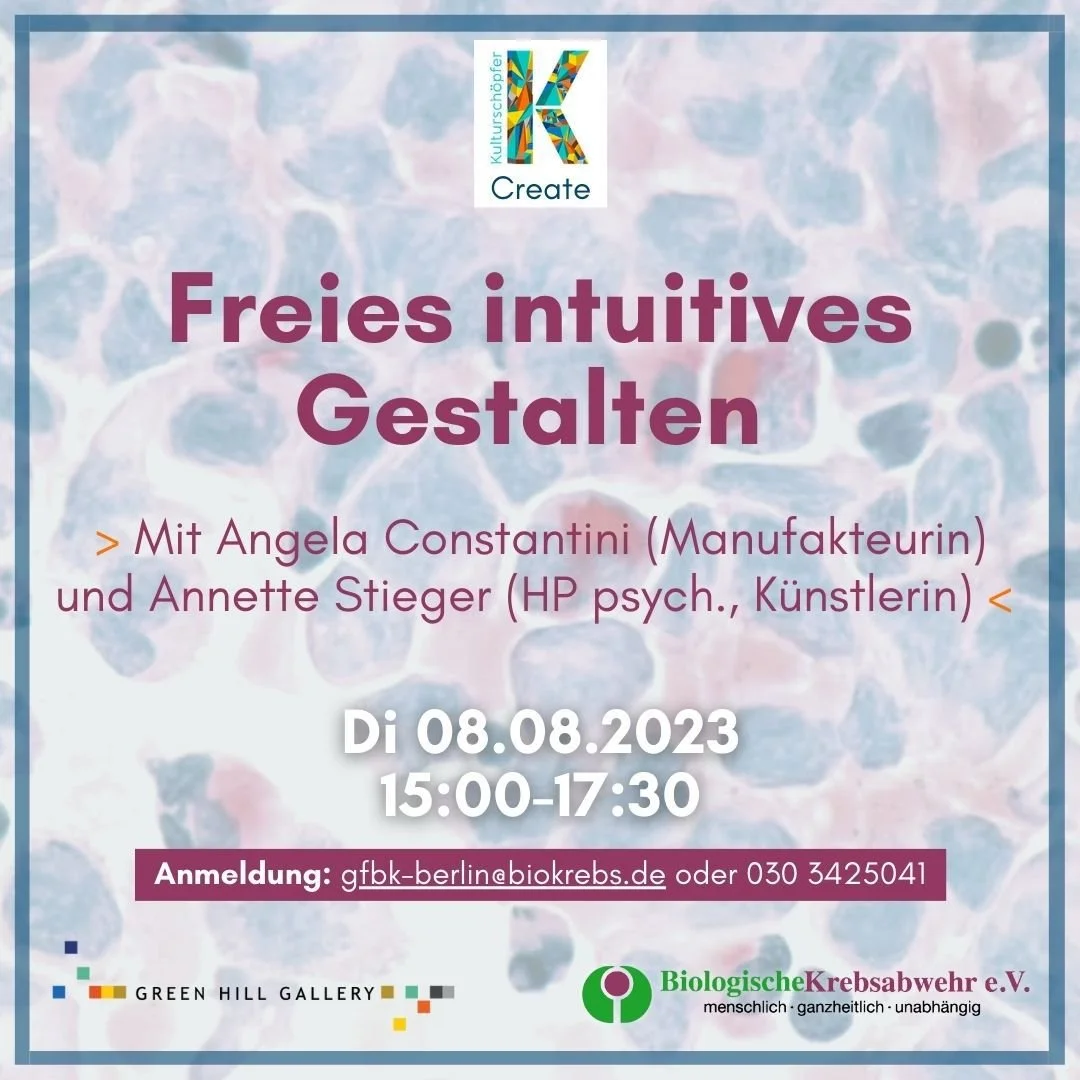 Freies intuitives Gestalten. Mit Angela Constantini und Annette Stieger