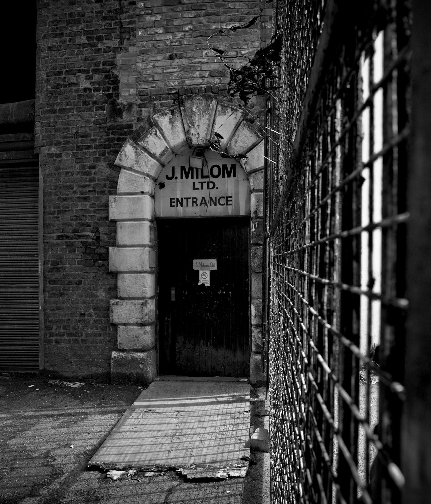  J Milon, Judo suit suppliers, opposite Strangeways Prison, Manchester. 