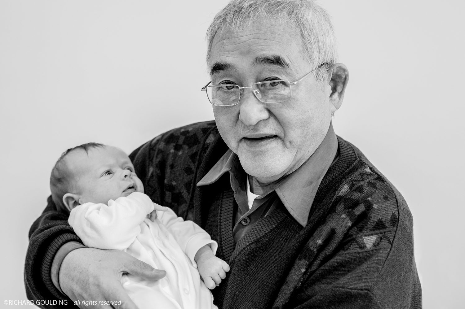 Akinori Hosaka and my son.