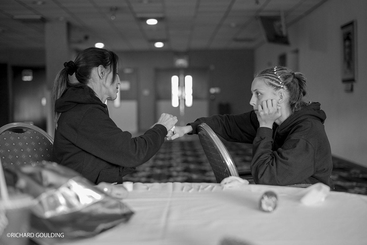 Lisa Howarth & Dakota Ditcheva Fight night