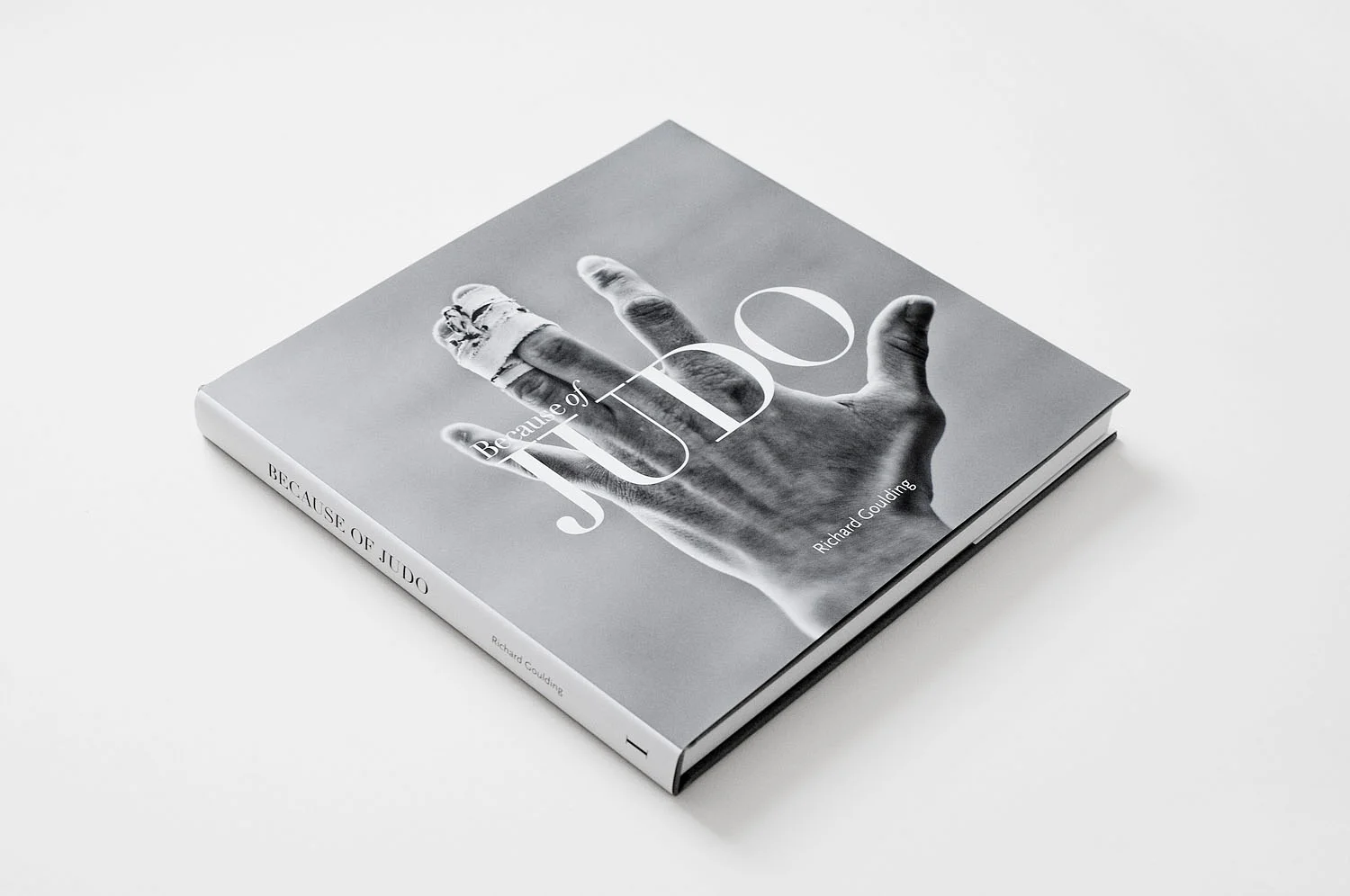 First edition of the book: Because of Judo by Richard Goulding, with text by Neil Adams MBE, and Introduction written by Mark Law.  The book contains 224 pages with 190 black and white images, 308 x 286 mm and weighs 2.2kg shipped  Th…