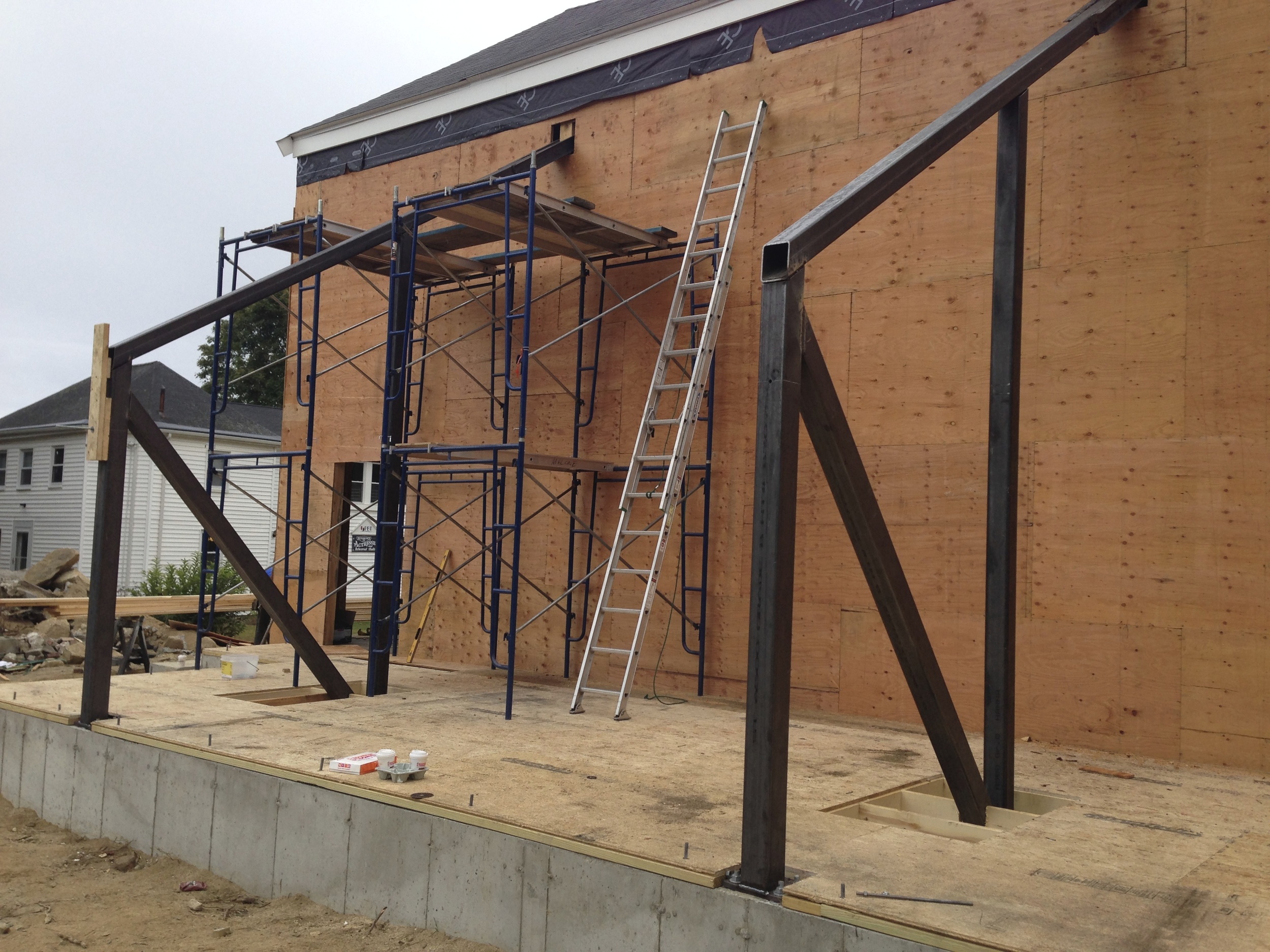 Structural steel fabrication and installation.