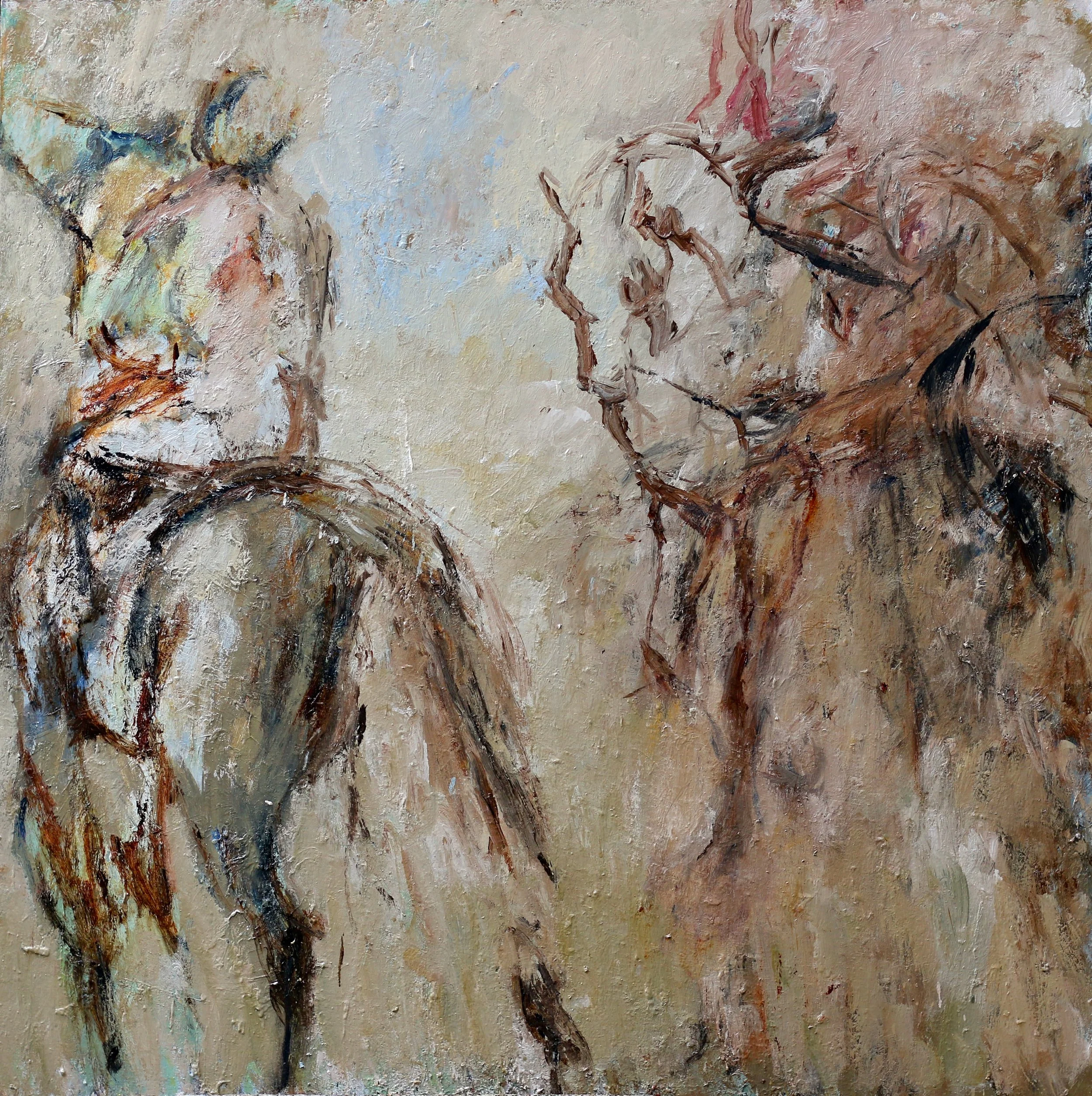 Before the Race II (Homage to Degas)