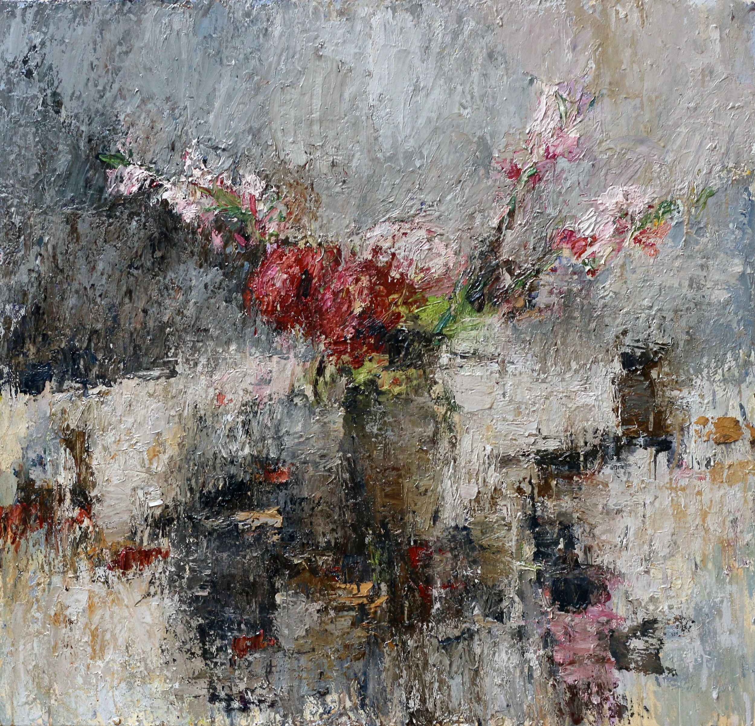 Still Life with Hydrangea with Gladioli