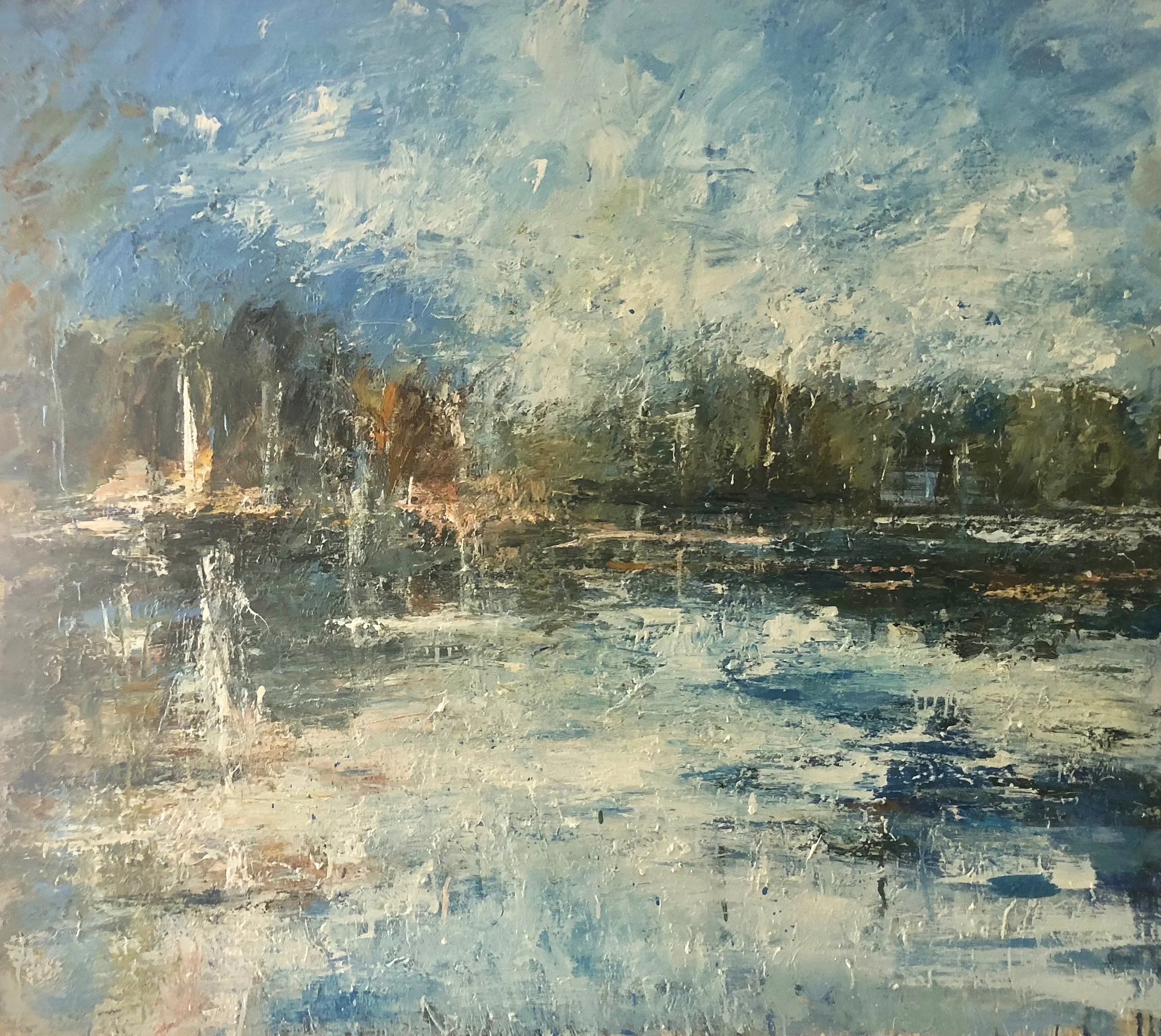 Colbalt Sky Reflected I        (available)
