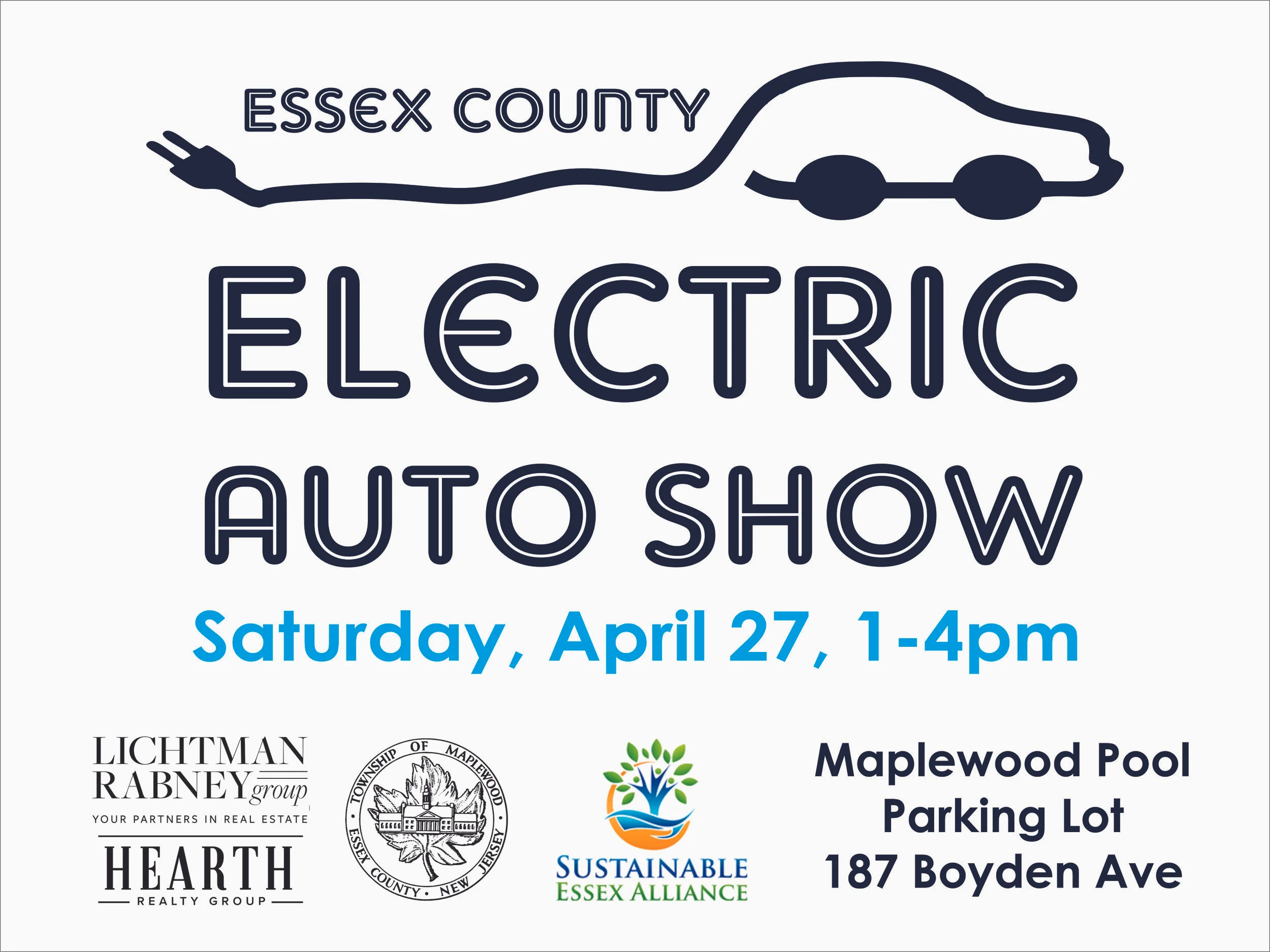 The Sustainable Essex Alliance is hosting a Drive Electric Event on Saturday, April 27, 2019 from 1 pm to 4pm; the rain date is April 28th. The event will be held in the parking lot of the Maplewood Pool located on Boyden Avenue near Springfield Avenue (187 Boyden Avenue). The goal of Drive Electric Event is to raise awareness of the environmental benefits of electric vehicles and to spread our enthusiasm about electric vehicles as real, plausible, fun and exciting! Car dealers and local owners of electric vehicles will be present to share their EV experience with interested residents in Essex County. This event is organized by Maplewood Green Team in partnership with the Sustainable Essex Alliance. Another feature of the event, Maplewood’s new hybrid police vehicle will be on display. This hybrid police vehicle uses an estimated 60 percent of the fuel of the non-hybrid version, and the battery allows the vehicle to run communications and temperature controls without idling. The manufacturer estimates that the average carbon emission reduction for this vehicle is 27,421lbs of CO2 per year. If you are interested in bringing a EV Car to show, ESVP here: https://driveelectricearthday.org/event.php?eventid=1726&fbclid=IwAR0jvjDIDskSXhod495H5PXuSari3UGJ9s_ZIPArsLRP5ONDQPhv8KO0vM8