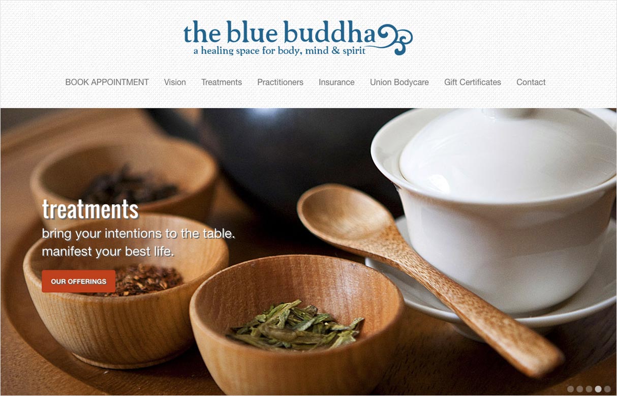 The Blue Buddha UI