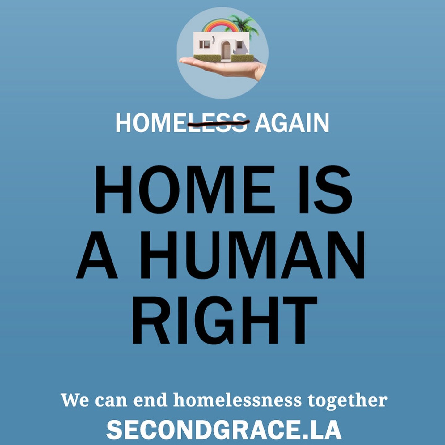 Safe shelter is a right. #housingforall @secondgrace.la @paulasplund