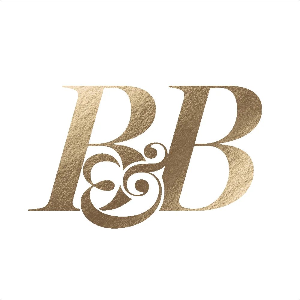 Custom Wedding Monogram B & B