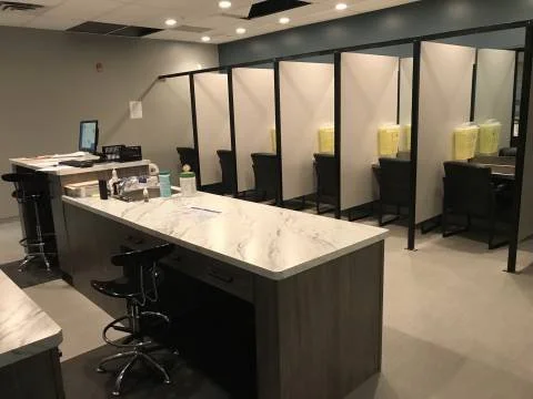 Injection cubicles at ARCHES.