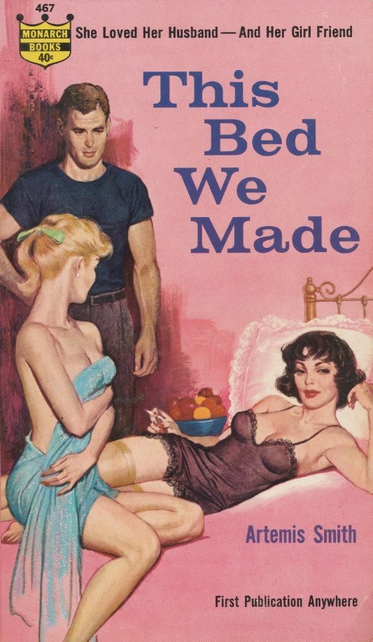 In 1961, Artemis Smith published This Bed We Made , about a young woman who cannot find sexual fulfillment with her husband. 