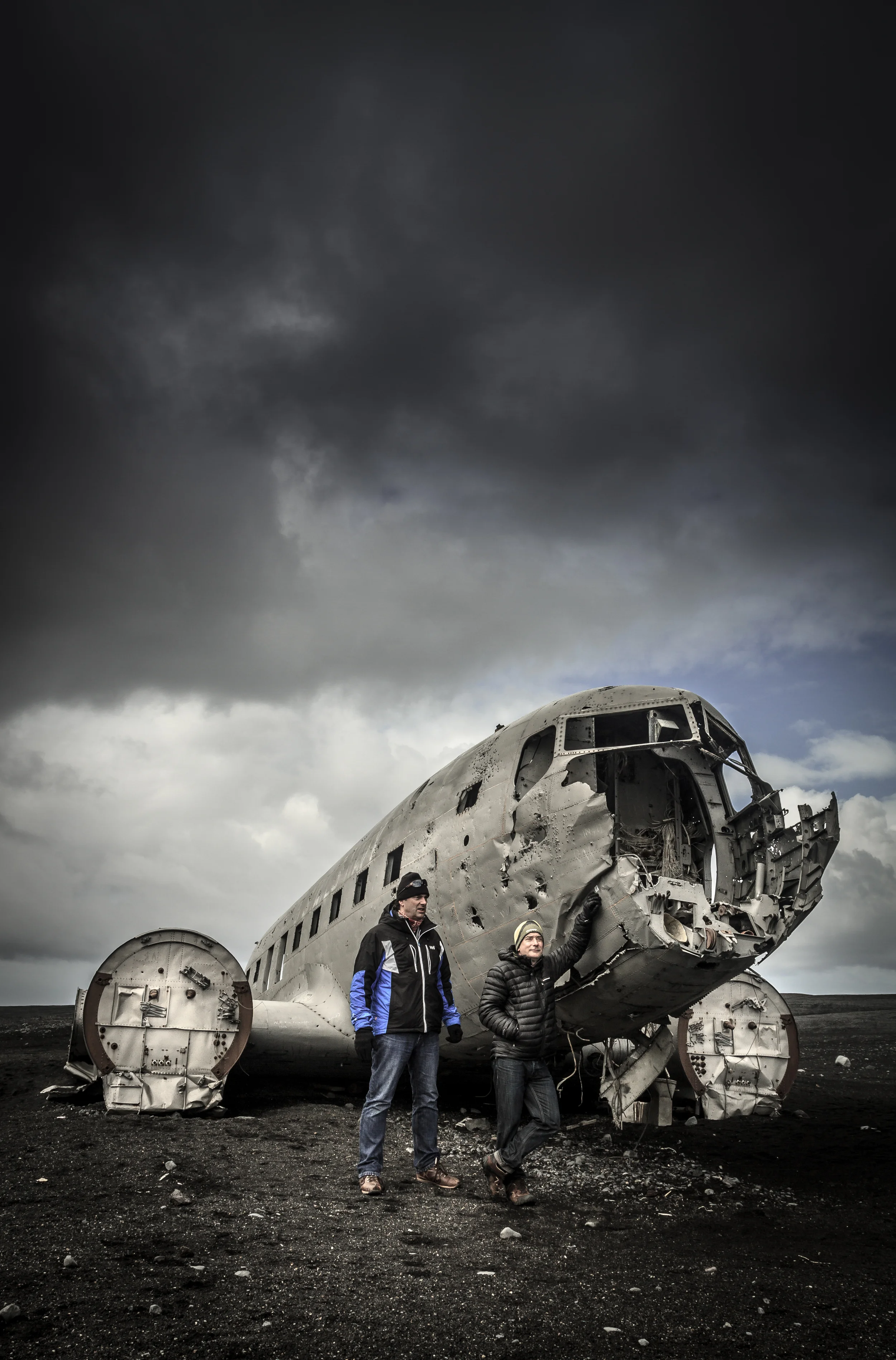 What's left of the DC-3 after 40 years of Icelandic weathering..